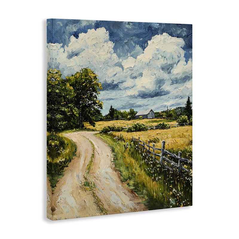 Impression sur toile Impasto, H 20 po x l 16 po