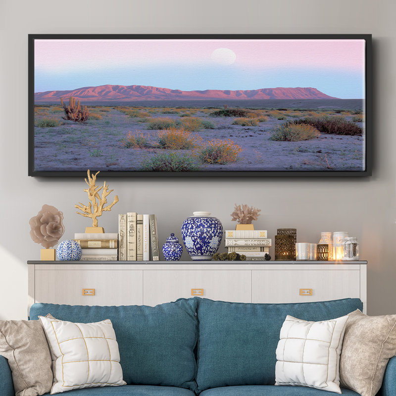 Vallenar Atacama Desert, reproduction d'art sur toile, Noir, H 24 po x l 60 po x P 1,5 po