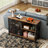 Bluffton Wine Bar Cabinet for Glasses, Sideboard with Doors-10014973