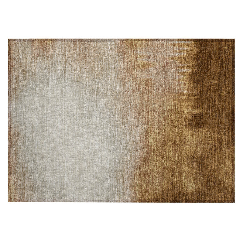 Machine Washable Indoor/Outdoor Magruder ACN2420 Abstract Rug, Rectangle 1'8" x 2'6"