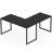 Cleao L-Shaped Metal Base Computer Desk-625406574
