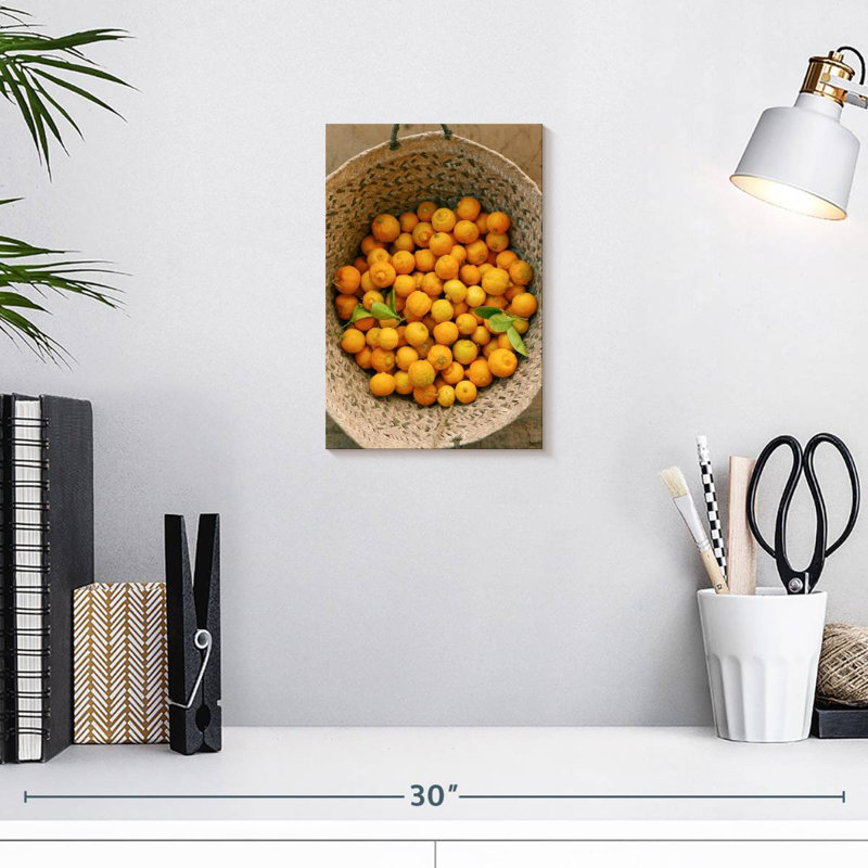 Panier Yarlin de citrons frais, H 12 po x l 8 po