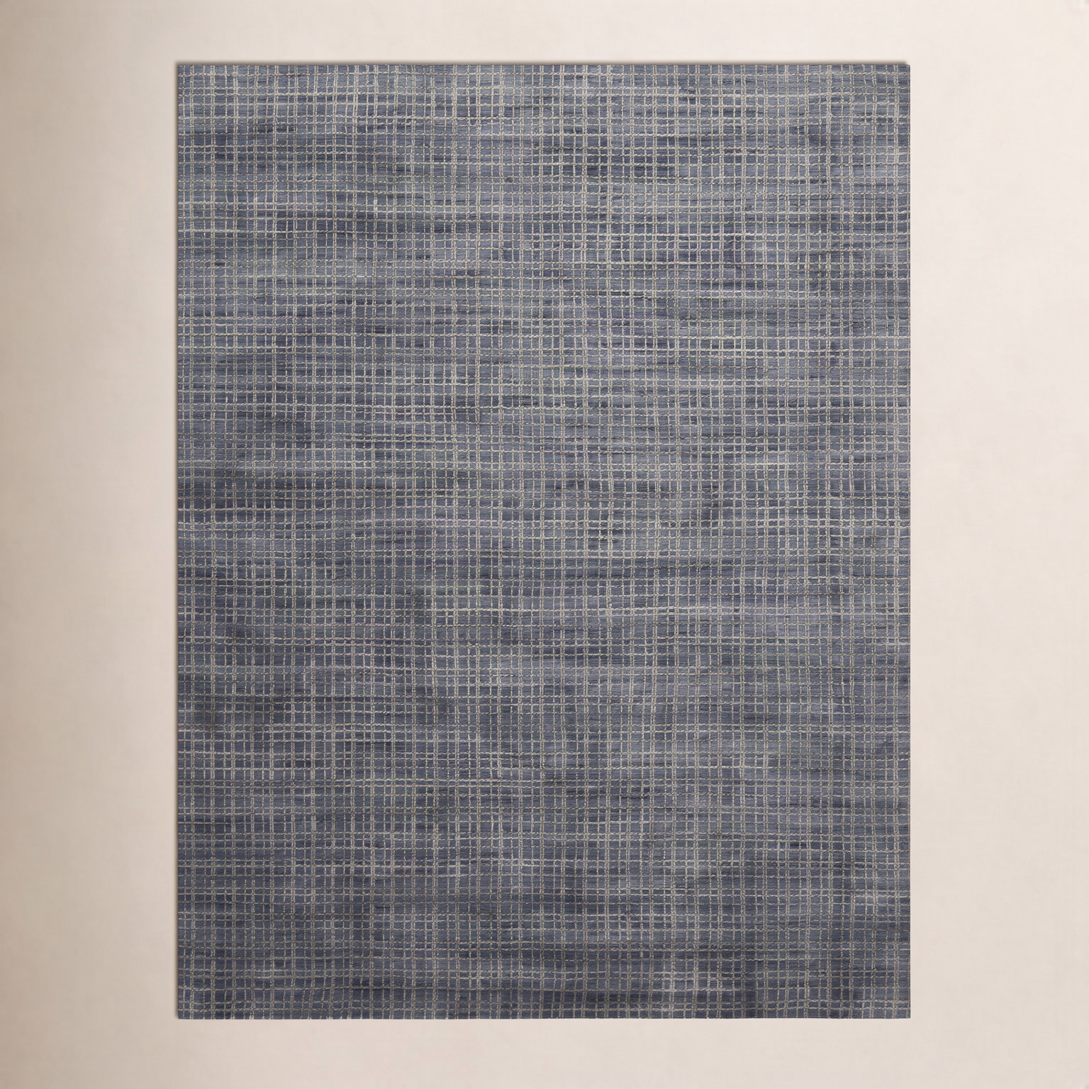 Hannon Gray Hand-Woven Geometric Rug, Rectangle 12' x 18'