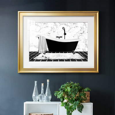 Modern Bath I, reproduction d'art encadrée