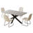Derose Kitchen Dining Set, Extendable Dining Kitchen Table with Dining Chairs-122056381-122056380