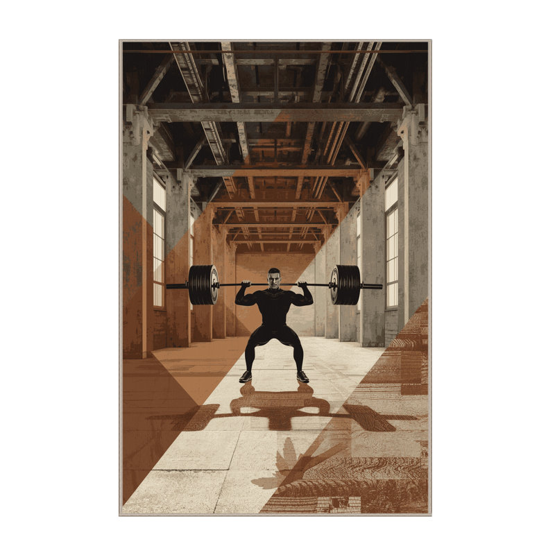 Tapis brun doux et moelleux Ephialtes Para Powerlifting, 5 x 8