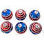 13.07 in. Striped Glass Bauble
