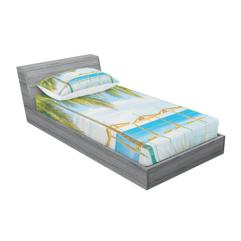 Microfiber Sheet Set, Twin XL Sheet Set with Fitted Sheet