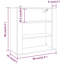 Lashema 33 cm W Highboard-1146046307