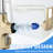 Single Hole, Deck - Mounted Faucet, Brushed Gold Finish, Retractable Hose, One Touch Rinse, 500000 Cycle Tested Ceramic Core Dual Spray, Splash Reducing Feature-121552918