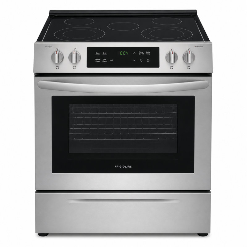 30" ELECTRIC SMOOTH TOP SLIDE-IN RANGE - ADA
