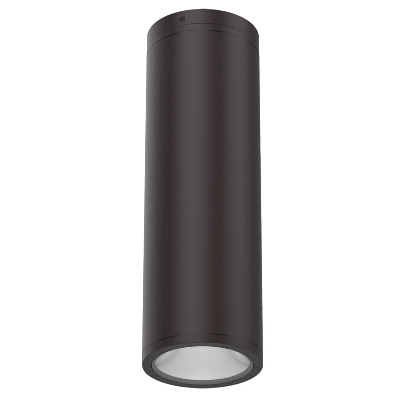 Lithonia Lighting Outdoor WMCL LED Wall Cylinder Light 45 Degree Beam Spread, 18" H x 6" W x 8.10" D