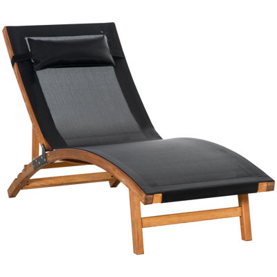 Finsbury 182cm Long Reclining Pine Single Chaise