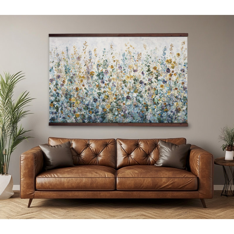 Tapisserie abstraite sur toile murale, H 40 po x l 60 po