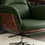 Chaise de bureau simple en similicuir réglable-132936293