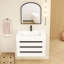 Meuble-lavabo mural simple l 30 po x P 20 po x H 21 po-1122572713