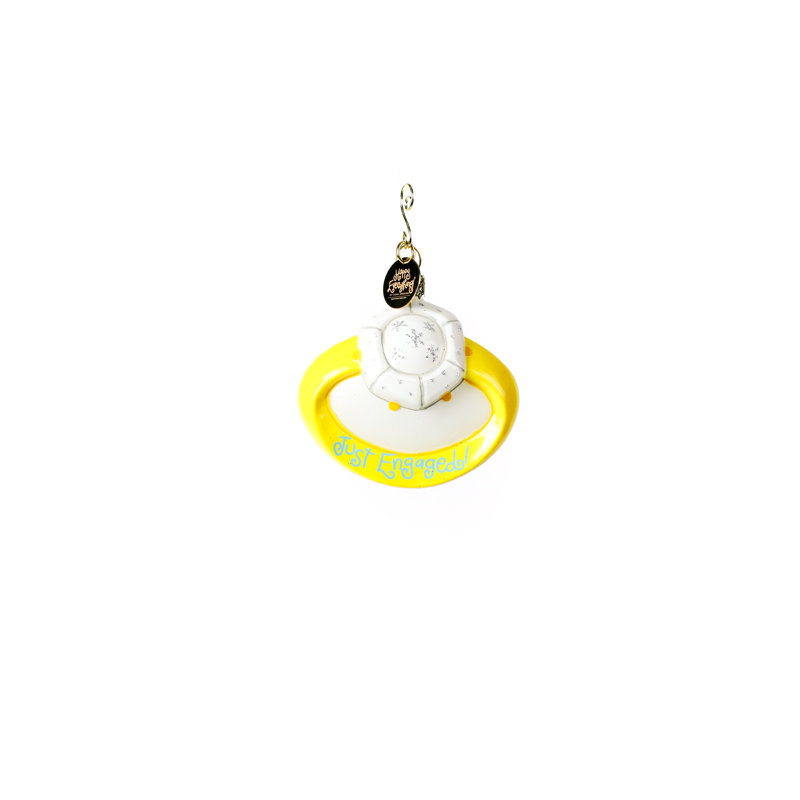 3.5'' Glass Hanging Figurine Ornament