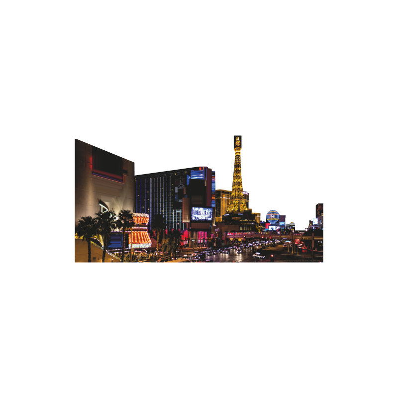 «SP13518» Las Vegas Strip Night Skyline