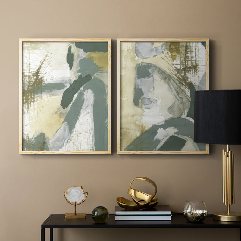 First Sprout I-Premium Framed Print -Ready to Hang - No Nails Required - No Nails Required, 21" H x 34" W, Natural Wood