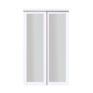 Mirrored Sliding Closet Doors 60 x 80 (Double 31 x 80) with Hardware  Kit & Floor Guide, Mirror Interior Doors Easy Install