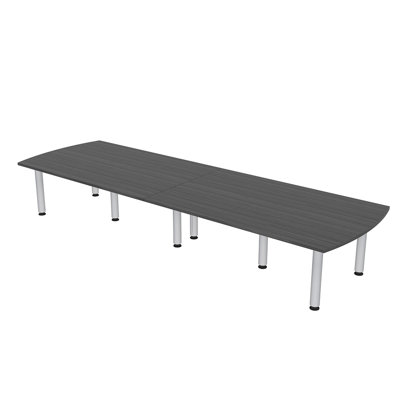 Arc Rectangle Conference Table with Post Legs