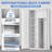 72" Lockable Heavy Duty Metal Storage Cabinet W/ Hanging Rod&Shelves-1222551730