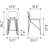 Upholstered Counter Stool with Steel Frame