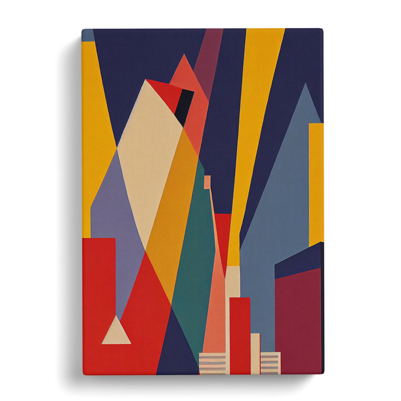 Unique Abstract Architecture No.2 - Wrapped Canvas, 60cm H x 40cm W x 3cm D