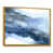 Toile avec cadre flottant or