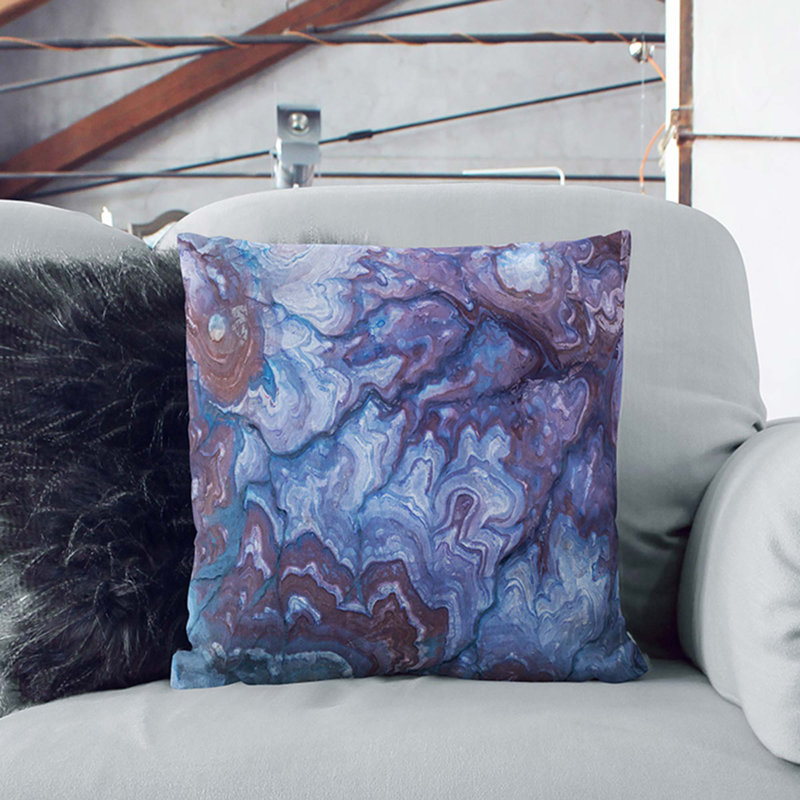Square Throw Cushion, 55cm H x 55cm W x 20cm D