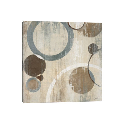 Orlando Mod Circles I by Liz Jardine - Wrapped Canvas Painting