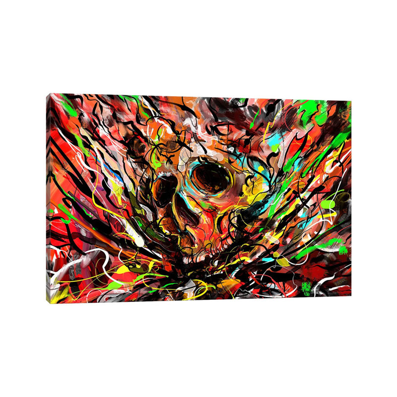 Skullicious by Nicebleed - Wrapped Canvas Gallery-Wrapped Canvas Giclée, 20.32 cm H x 30.48 cm W