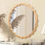 Miroir mural rond 27,5 pouces pour meuble-lavabo