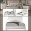 Grand lit en tissu Cerana gris clair Cerana-204117888