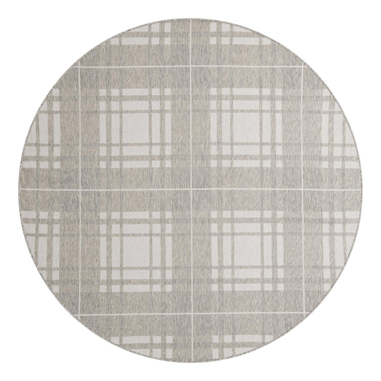 Talih Plaid Indoor / Outdoor Rug