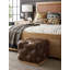 Los Altos Auburn Leather Ottoman