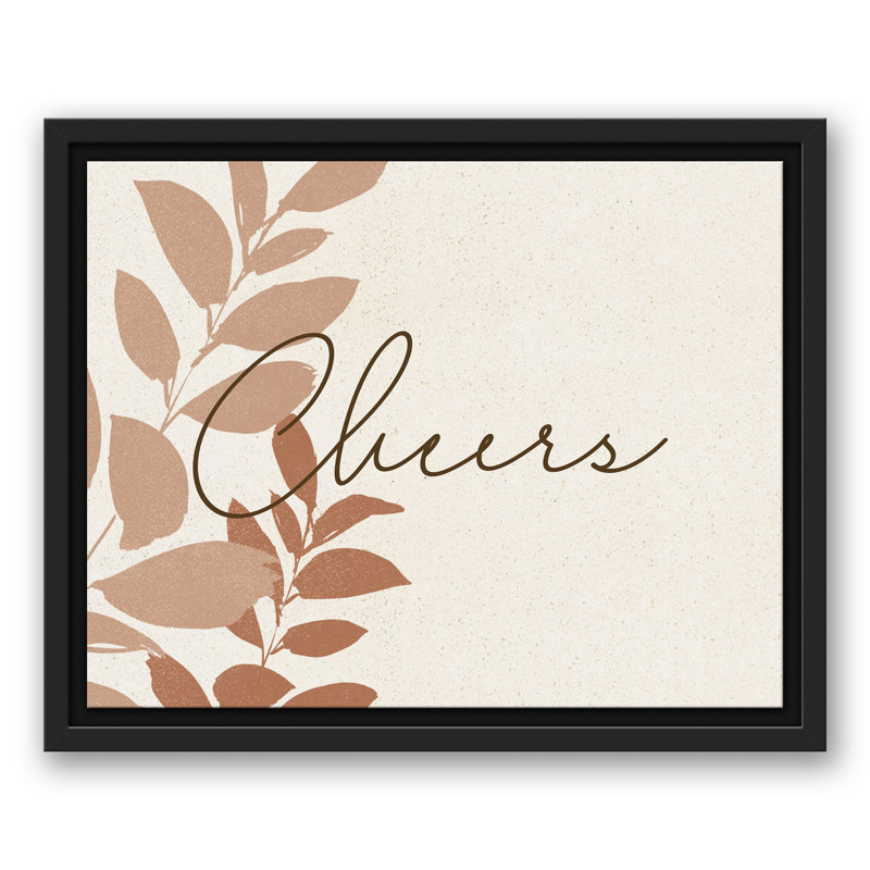 «Cheers», reproduction d'art sur toile, L 15,75 po x H 12,75 po