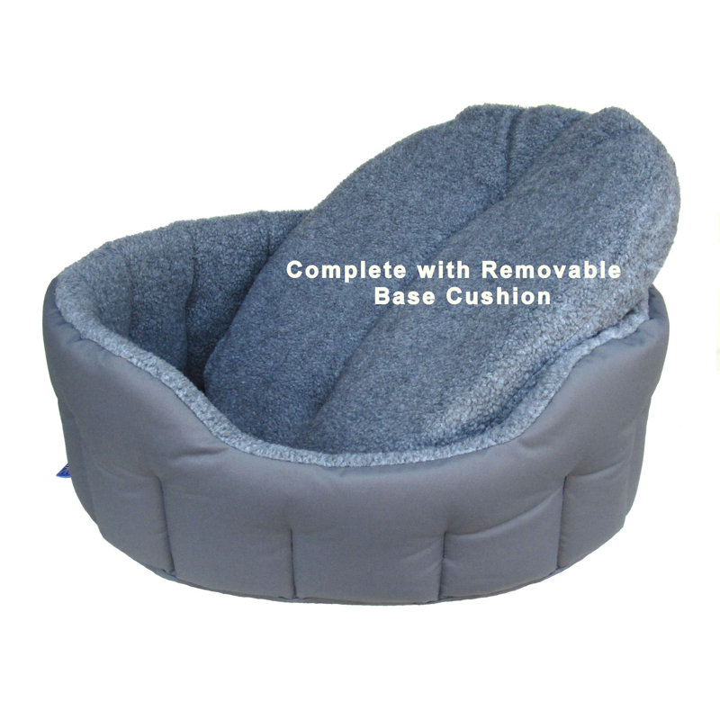 Comeau Polyester Pet Bed, Grey, 20 H x 51 W x 41 D cm