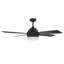 Ventilateur de plafond standard à 4 pales de 52 po avec télécommande et ensemble d'éclairage inclus Farnam-962856631