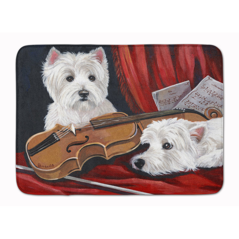 Tapis pour salle de bain Westie
