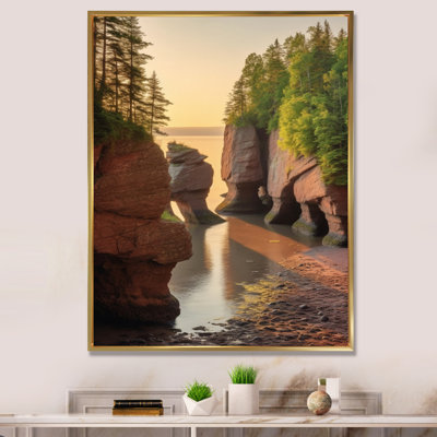 Paysage côtier du Nouveau-Brunswick I sur toile