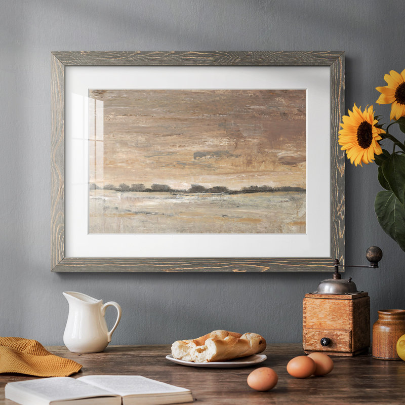 " Early Evening Light I ", 28" H x 42" W, Grey