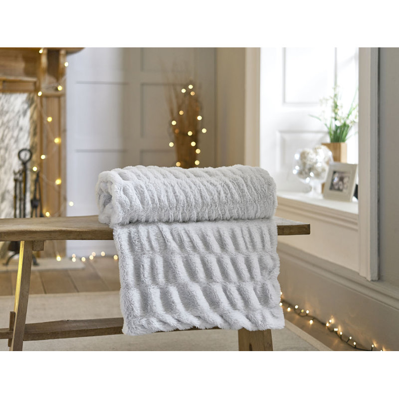 Throw Blanket, Silver