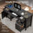 Computer Desk with Built-In Electrical Outlet-2128274032