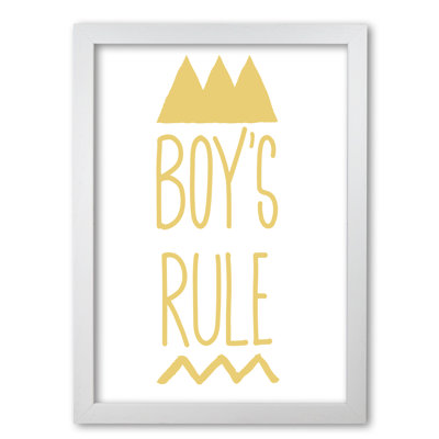 Boys Rule - Print