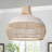 Calpella -Natural and White Rattan Light Pendant-2078343071