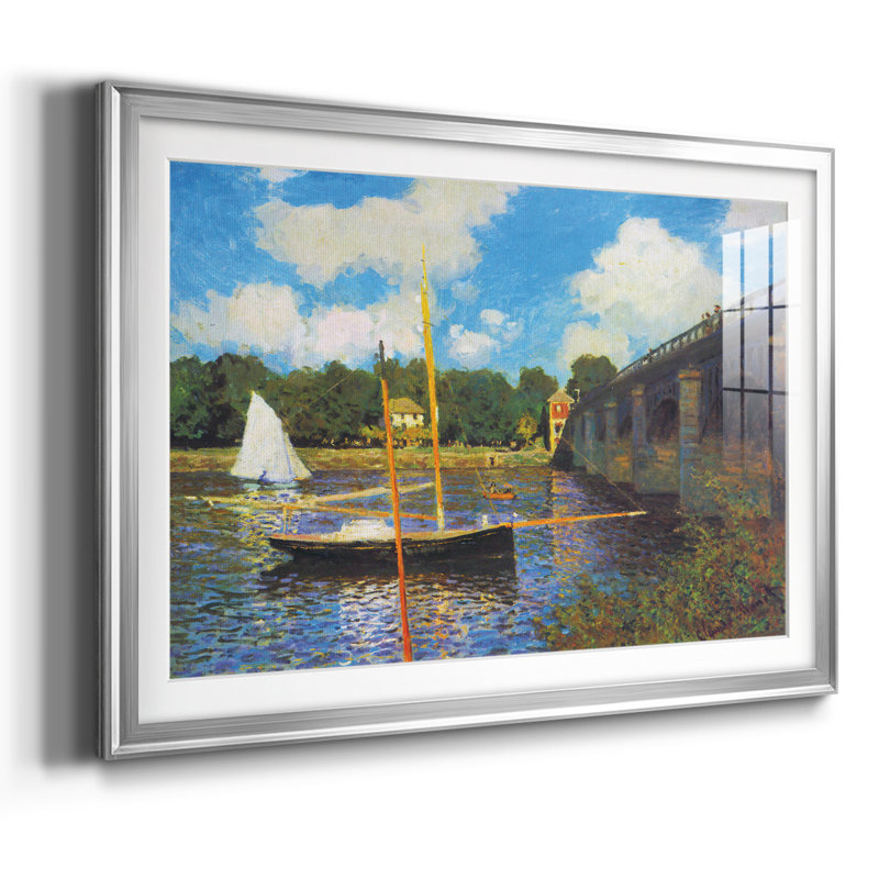 Le pont de la route, Argenteuil, Argent, H 30 po x l 44 po x P 1,5 po
