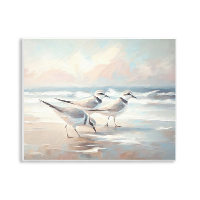 "Bay with Beach Birds" par Ramona Murdock