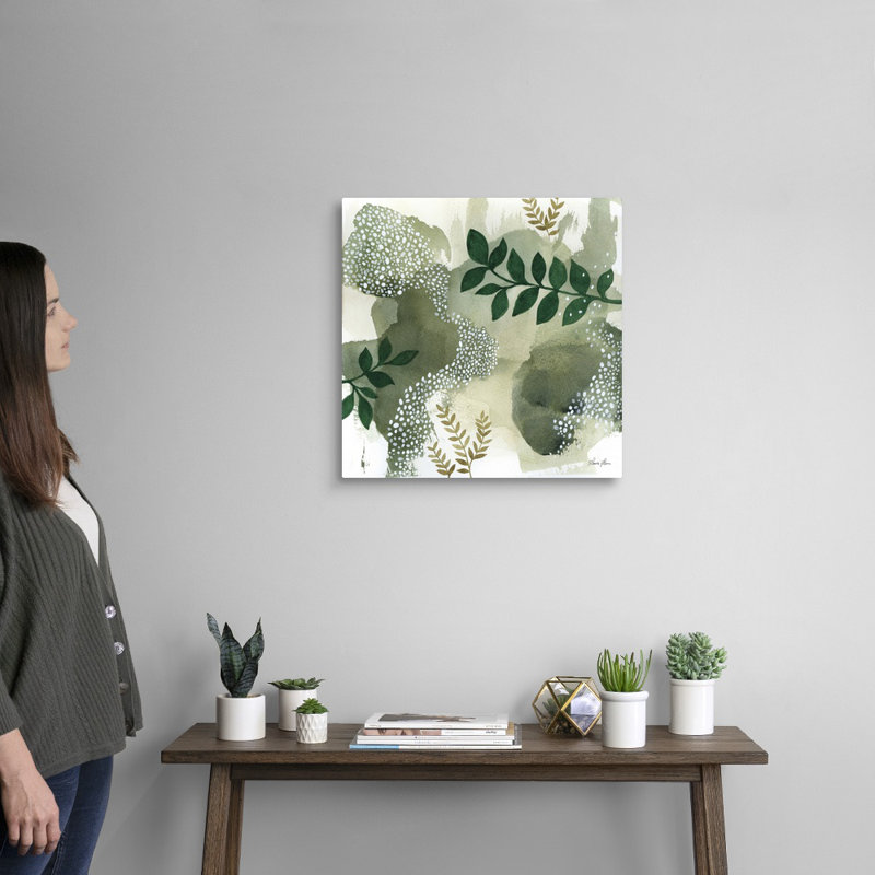 Art mural sur toile Woodland Walk IV, Toile tendue, H 20 po x l 20 po