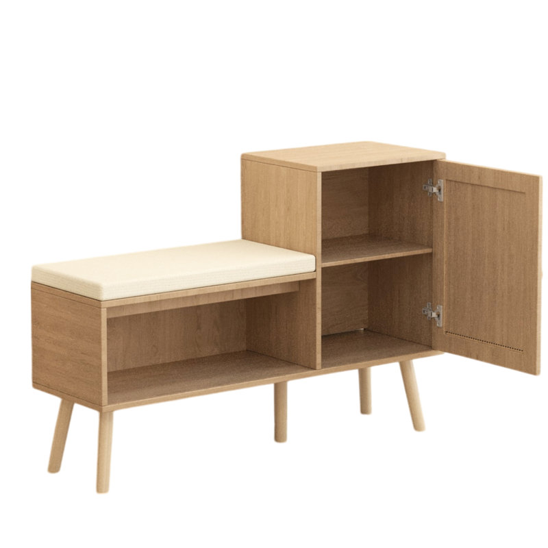 Banc 21 chaussures avec style et base stable pour un rangement pratique